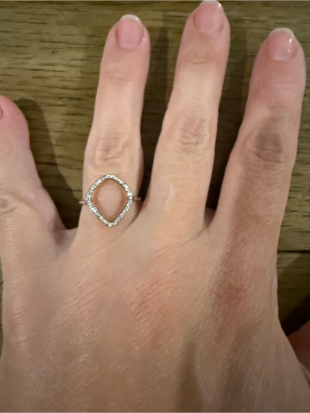 MONICA VINADER Riva Kite Ring in Sterling Silver